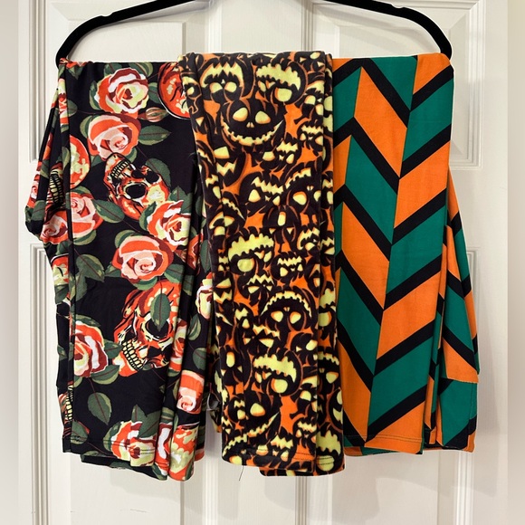 Colorful Patterned Leggings Set - Picture 1 of 4